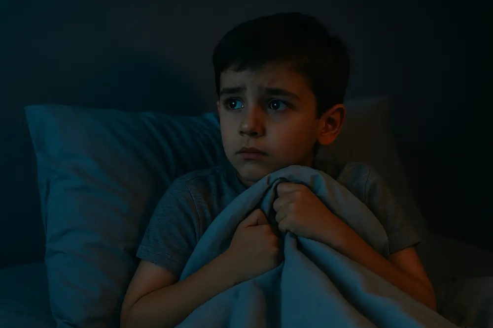 زبان خاموش کودکی در دل ترس‌های شبانه