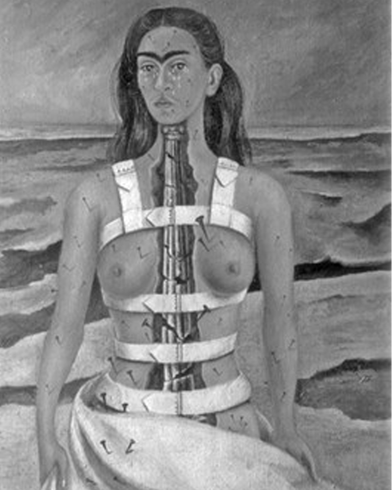 فریدا کالو – ستون شکسته و والایش رنج