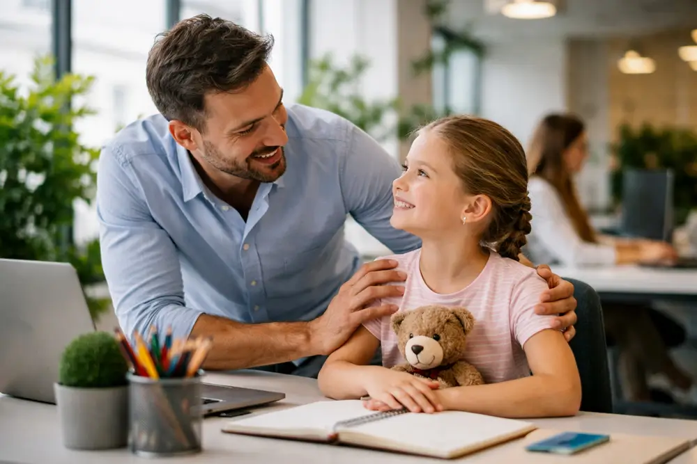 حضور والدین در دنیای درونی کودکان و پیوند عاطفی